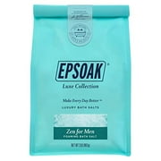 Epsoak Zen For Men Foaming Bath Salts 2 lb. Luxe Bag
