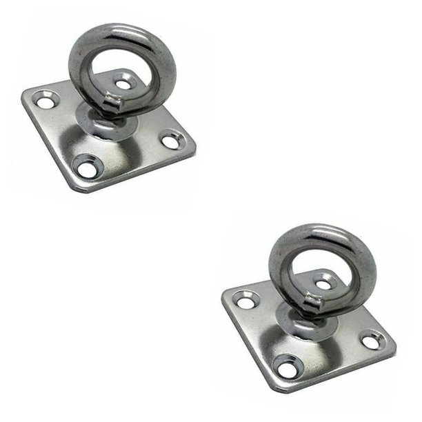 Hebilla de placa de ojo colgante de techo de barco Toystoory gancho de suspensión de acero inoxidable piezas de mantenimiento