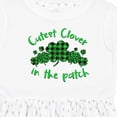 thumbnail image 4 of Inktastic St. Patrick's Day Cutest Clover in the Patch in Plaid Girls Toddler Dress, 4 of 5