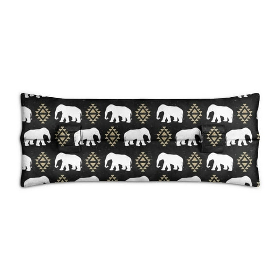 Chest Protector After Surgery - Mandala Elephant Boho Aesthetic Seatbelt Cushion - Lightweight & Travel-Friendly for Mastectomy Patients