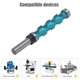 thumbnail image 3 of Broca Enrutadora De Corte Al Ras, Herramienta De Corte En Espiral De Doble Rodamiento Profesional Previene La Vibración Carburo Corte Rápido Antideslizante Fácil De Sujetar Para, 3 of 7