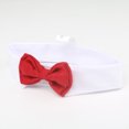 thumbnail image 2 of Ropa Para Perro Pequeño Greeniant Corbata Pajarita Color Blanco Rojo Tamaño S 30cm Tamaño M 37cm, 2 of 6