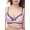 Pink, variant on Women's Lace Accent Print Bra