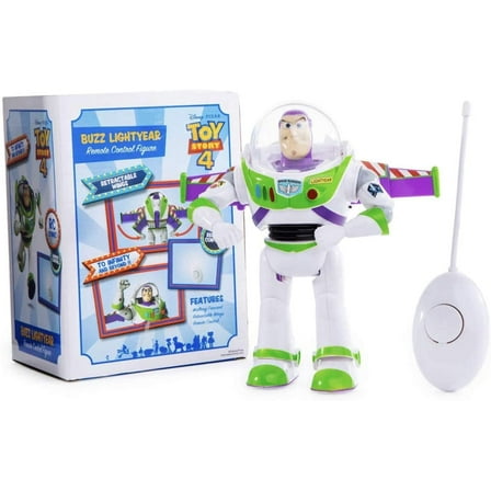 Disney Toy Story 4 Buzz Lightyear Remote Control Figure with Retractable Wings