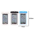 thumbnail image 2 of Waterproof Phone Pouch Universal Waterproof Case Dry Bag for Underwater Phone Protector -2 Pack, 2 of 5