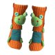 thumbnail image 1 of Calcetines de animales, regalos de , divertidos, gruesos y suaves, calcetines de tubo medio para el dormitorio y el hogar. Rana naranja, 1 of 8