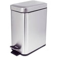thumbnail image 1 of bote de basura Good & Good Cesto con tapa pedal metal cromado 5 L, 1 of 9