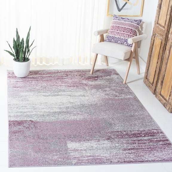 Safavieh Adirondack Rudyard Abstract Ombre Area Rug, Gray/Purple, 4' x 6'