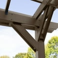 thumbnail image 4 of Highwood Bodhi 10' x 10' Pergola Set with 5ft Weatherly Porch Swing - Outdoor, Eco-friendly, Synthetic Wood, 4 of 7