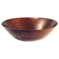 Novatto BILBOA Copper Vessel Bathroom Sink, Antique