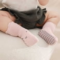 thumbnail image 2 of Girls Spring Autumn Season Floor Socks Combed Socks Walking Socks Cartoon Mid Calf Socks 0 5 Years Old Clothes, 2 of 5