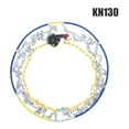 thumbnail image 2 of Happydeer Snow Tire Chains 2Pcs Semi-automatic Tighten Tire Chains Portable Universal Snow Tire Chains Tire Traction Chains for Passenger Car, Pickup Trucks, SUV (KN130), 2 of 8