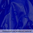 thumbnail image 4 of Reflective Cozy Waterproof Windproof Dog Snowsuit Cute Warm Fleece Padded Cold Weather Pet Clothes - Sky Blue Four-leg Style,M, 4 of 7