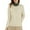 Beige, variant on Light Weight Jacket Womens Lightweight White Duck Down Solid Basic Button Crew Neck Quilted Puffer Trendy Jacket