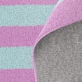 thumbnail image 3 of Mainstays Kids Tufted Pink and Light Purple Stripe Washable Area Rug, 5' x 7', 3 of 6