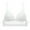 White, variant on Women French Sexy U Back Thin Bra Lace Jacquard Triangle Cup No Underwire Comfortable Soft Supportive Elegant Stylish