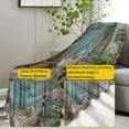 thumbnail image 2 of Rustic Cat Blanket Gifts for Women, Country Cottage Flannel Blanket, Soft Warm Lightweight Throw Blankets for Bed Couch Home Travel Cat Decor 50" x 60", 2 of 6