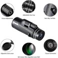 thumbnail image 4 of 120x100 Monocular Telescope With Monoculars For Adults Stargazing,bak4 Portable High Powered Spotting Scopes For Bird Watching,black, 4 of 5