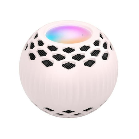 

Worallymy Silicone Protective Cover Compatible for Homepod Mini Smart Bluetooth Speaker Protective Case Dust-Proof Drop-Proof Cover Shell