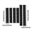 thumbnail image 7 of Dualoai 6 Pieces Drawer Dividers Drawer Partition Board for Kitchen Utensils Make up Black, 7 of 7