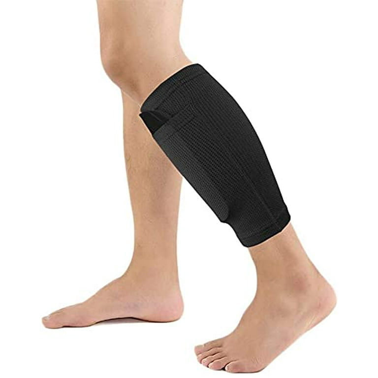 Compression Leg Sleeve With Shin Guard Tape Soccer For Men And Women Ideal  For Cycling, Running, Football, Basketball, And Sports Provides Calf Support  From Emmagame1, $1.41