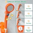 thumbnail image 6 of WADEO Portable Shower for Camping, Outdoor Electric Shower Rechargeable Pump with Intelligent Digital Display, Camping Shower Head Nozzle for Camping, Hiking, Traveling, Washing, 6 of 17