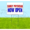 thumbnail image 1 of Family Physician Now Open (18" x 24") Yard Sign, Includes Metal Step Stake, 1 of 6