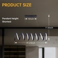 thumbnail image 5 of Ore International 14 W Led W/ Adjustable 47" - 12" Suspension Wire Modern Ceiling Pendant, 5 of 10