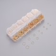 thumbnail image 4 of 1200pcs Metal Open Jump Rings, 4-10mm Mixed Size Gold Plated Round Ring Connectors for DIY Jewelry Making Supplies Findings and Necklace Repair, 4 of 5