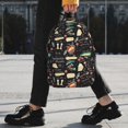 thumbnail image 2 of Disketp Vegetable Quiche Mochila Escolar de 15 Pulgadas, Mochila Ligera para Estudiantes, Viajes y Trabajo, Cómoda y Resistente para el Uso Diario, 2 of 6
