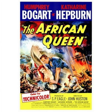 The African Queen Movie Poster Print (27 x 40)