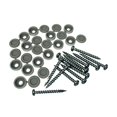 thumbnail image 5 of Xpanse No. 2 x 1-1/2 in. L Square Gray Screen Panel Fastener Kit 12 pk, 5 of 5