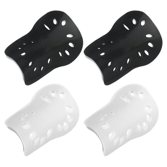 OUNONA 2 Pairs Youth Soccer Shin Guards Protective Gear Breathable Lightweight Assorted Colors for Kids Exercise