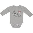 thumbnail image 3 of Inktastic Well Bless your Heart with Floral Print Boys or Girls Long Sleeve Baby Bodysuit, 3 of 5