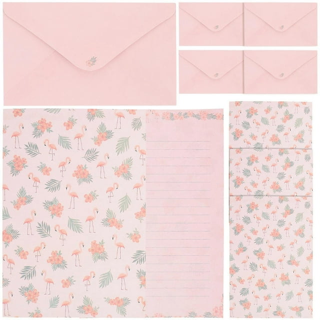5 Sets of Envelop Letter Papers Writing Paper Envelop Set Vintage Letter Papers Writing Supplies