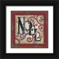 thumbnail image 1 of Lewis, Kim 15x15 Black Ornate Wood Framed with Double Matting Museum Art Print Titled - Noel, 1 of 4