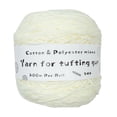 thumbnail image 2 of 200m Tufting Yarn Rug Craft Tapestry Fabricación de Madeja para amantes hechos a mano blanco Zulema Hilado de mechones, 2 of 8