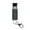 Black, variant on SABRE Pepper Spray with Snap Clip, Jeweled Monochromatic Design, Black