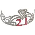 thumbnail image 1 of Glitter 21st Birthday Tiara, 1 of 2