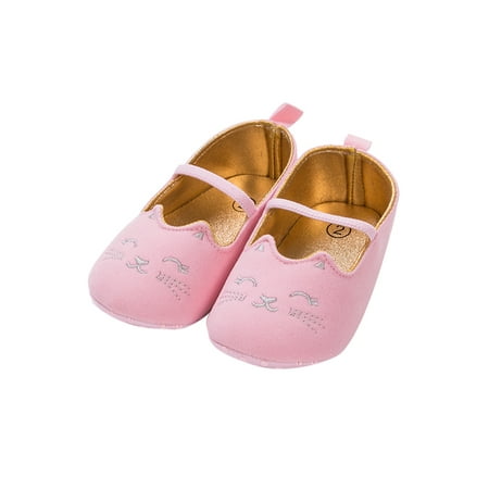 

Mubineo Baby Girls Prewalker Flat Shoes Infant Soft Sole Cotton Cloth Shoes