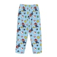 thumbnail image 3 of Lsque Mario Print Women's Pajama Pants, Lounge Pant - Comfortable Home Wear,Elastic Waistband, Stylish Design-Medium, 3 of 9