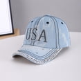 thumbnail image 2 of QASIEATN Popular Baseball Caps for Women Adjustable Breathable Baseball Cap for Women Sequins Casual Sports Cap Hat Fall Fashion Accessories, 2 of 5