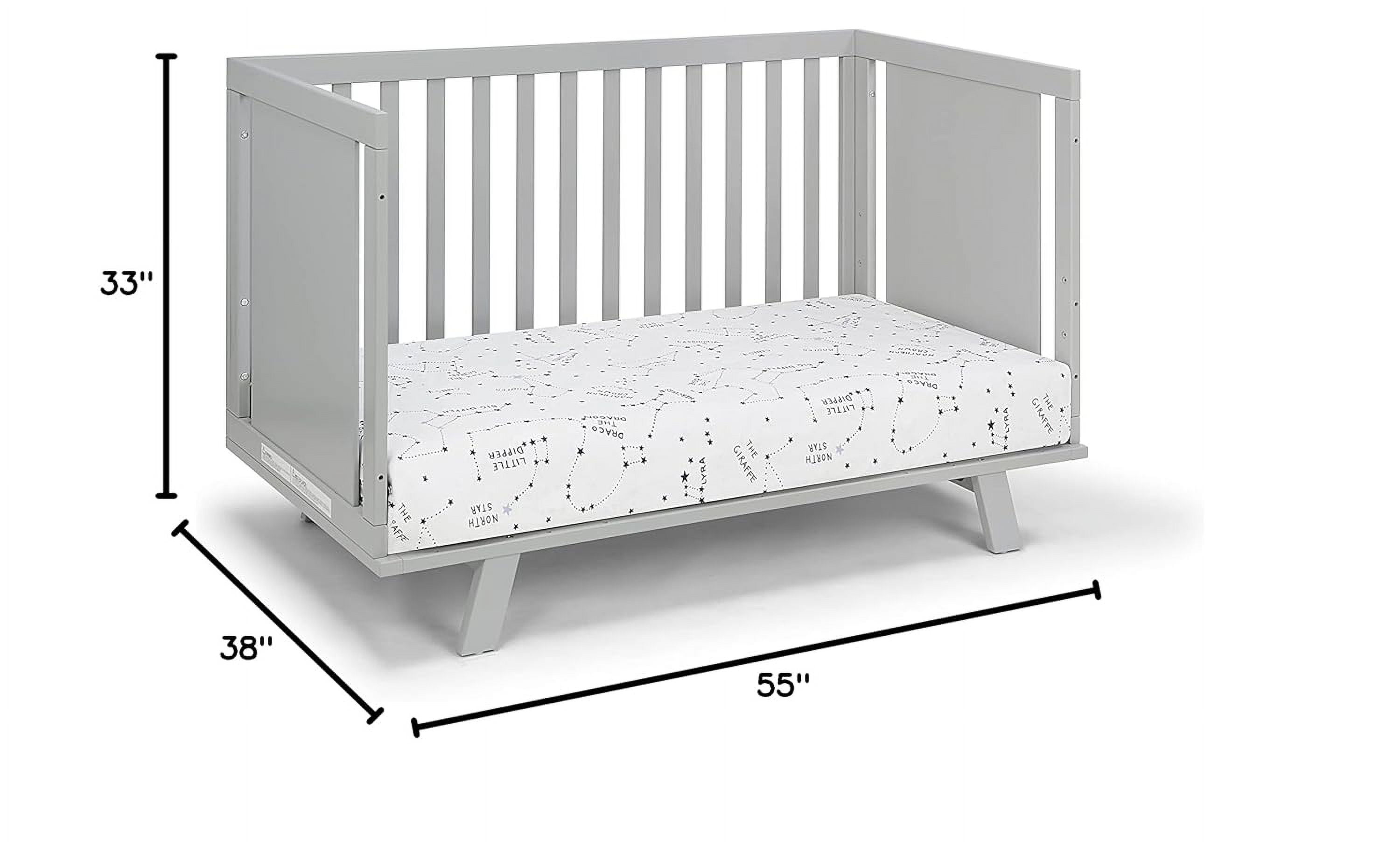 Suite Bebe Livia Crib, Gray & Gray