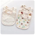 thumbnail image 4 of Babero en forma de U de gasa de algodón de seis capas, toalla para la saliva de los niños, babero para comer para bebés, toalla de leche antiescupir para bebés, babero con hebilla en la espalda, 4 of 4