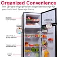 thumbnail image 4 of Frigidaire, 7.5 Cu. ft. Top Mount Retro Refrigerator, Black, 4 of 16