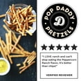 thumbnail image 4 of Pop Daddy Flavored Pretzels Sticks, Healthy Gourmet Pretzels Snacks, 7.5oz Individual Bags, 3 Pack, Dill Pickle, 4 of 7