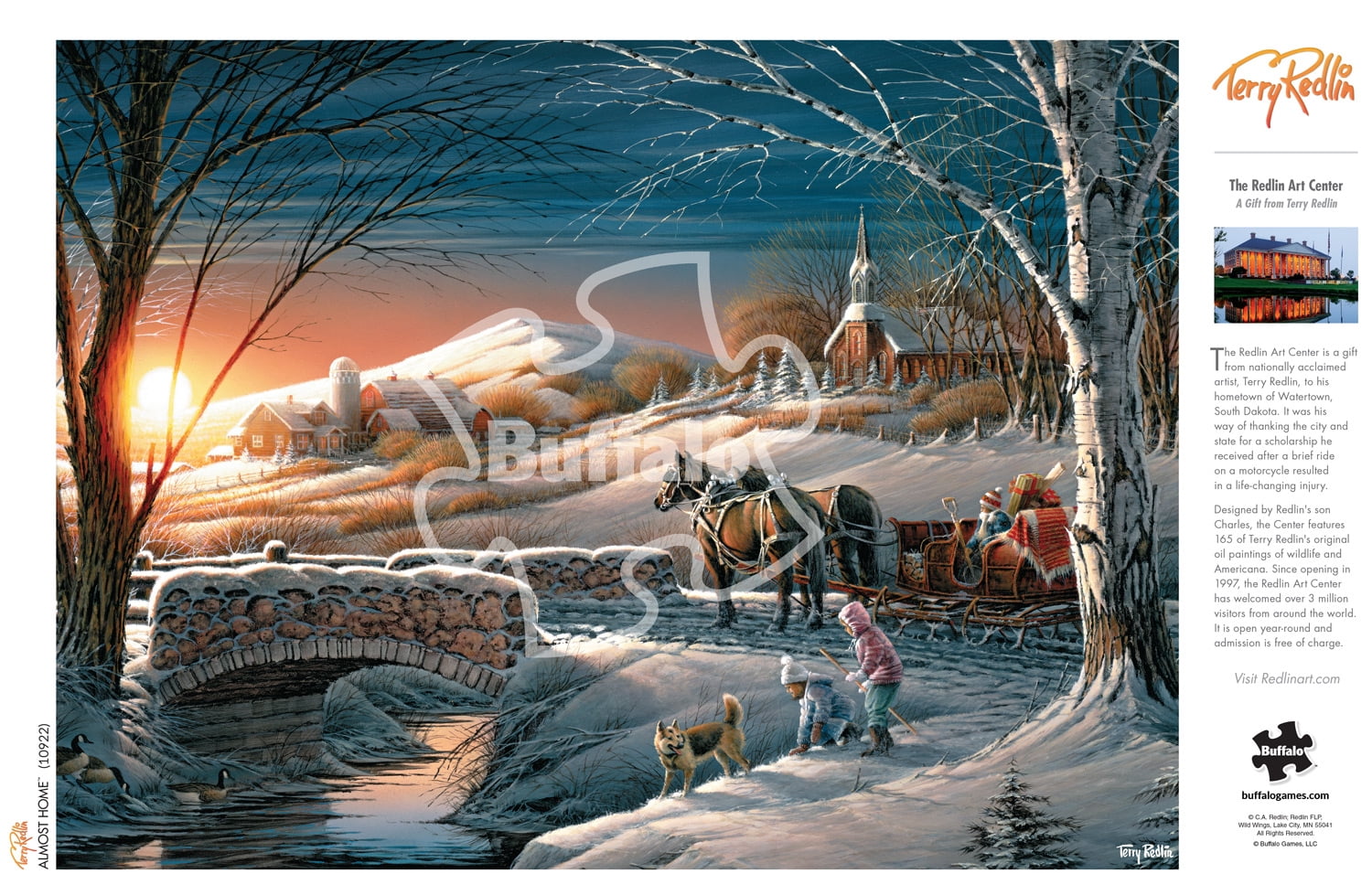 Buffalo Games 1000-Piece Terry Redlin Almost Home Jigsaw Puzzle
