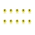 thumbnail image 3 of Nail Rhinestones Flat-Bottom Multi-faceted Sides DIY Handcraft Excellent Gloss Manicure Crystal Different Styles Mobile Phone Yellow, 3 of 6