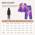 thumbnail image 6 of Junzan Elephant In Tribal Style Print Womens Pajama Sets,Long Sleeve Button Down For Women Pjs 2 Piece, 6 of 9