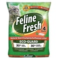 thumbnail image 1 of Lot de 4 - Litière pour Chat en Granulés de Pin Feline Fresh Non Parfumée et Non Agglomérante, Sac de 18,14 kg, 1 of 5
